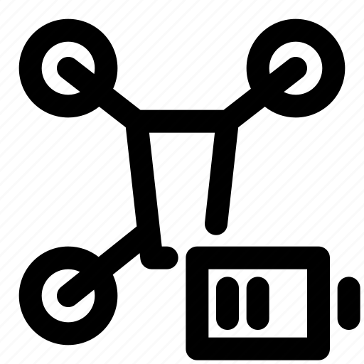 Drone, charge, half icon - Download on Iconfinder