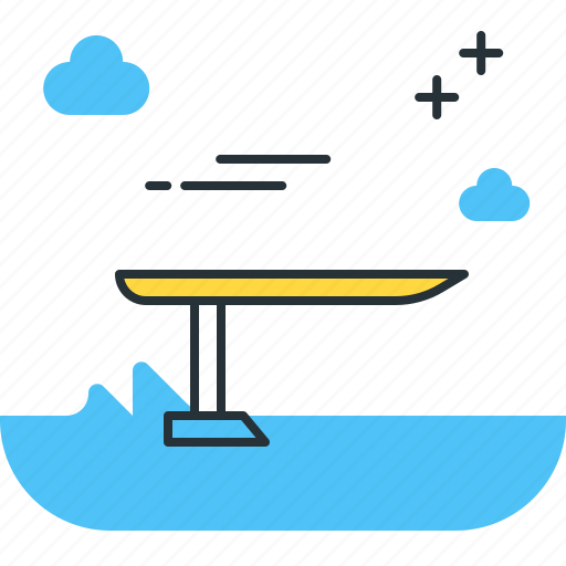 Hydrofoil, craft, transport, water icon - Download on Iconfinder