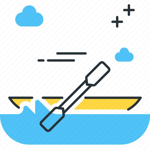 Kayak, boat, paddle, sports icon - Download on Iconfinder