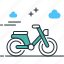 moped, bike, transport, vehicle 