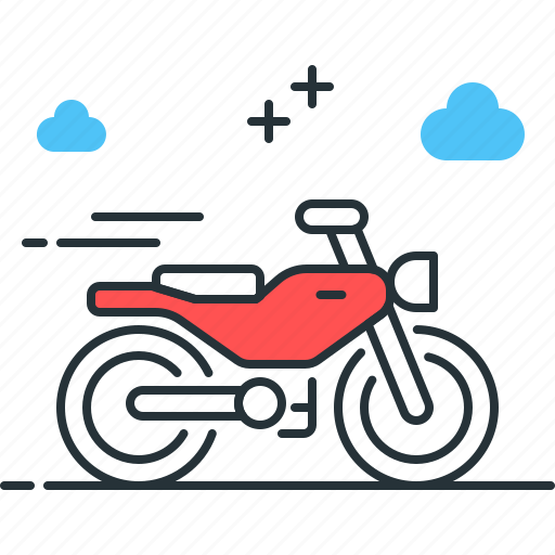 Motorcycle, bike, motobike, motor, transport icon - Download on Iconfinder