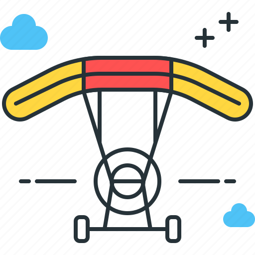 Parachute, powered, powered parachute, vehicle icon - Download on Iconfinder