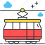 tram, railroad, tramcar, transport 
