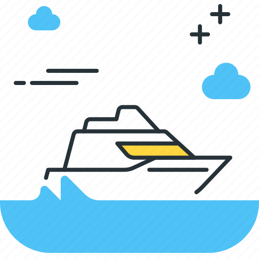 Yacht, boat, sea, transport icon - Download on Iconfinder