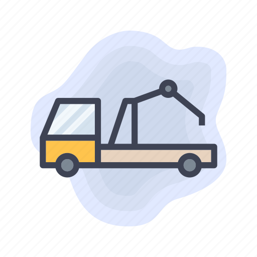 Tow, transport, truck icon - Download on Iconfinder