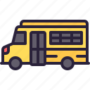 bus, school, public, transport, vehicle, automobile