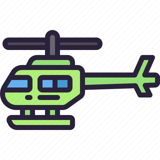 Helicopter, chopper, transportation, flight, aircraft icon - Download on Iconfinder