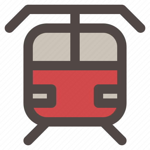 Electric, rail, subway, train, transportation icon - Download on Iconfinder