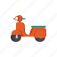motor scooter, motorbike, motorcycle, transportation, vehicle 