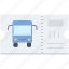 ticket, bus 