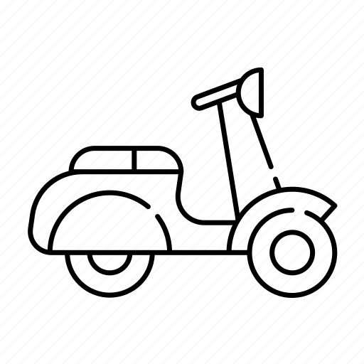 Lineal, motorbike, motorcycle, racing, transport, transportation, vehicle icon - Download on Iconfinder
