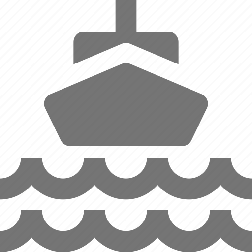 Boat, ship, waves, transportation icon - Download on Iconfinder