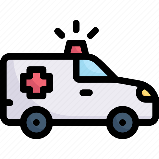 Ambulance car, automotive, emergency, hospital, machine, transportation, vehicle icon - Download on Iconfinder