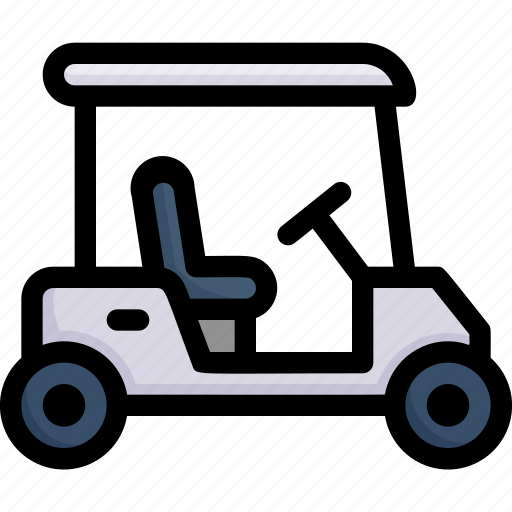 Automotive, car carrier, golf car, golf cart, machine, transportation, vehicle icon - Download on Iconfinder