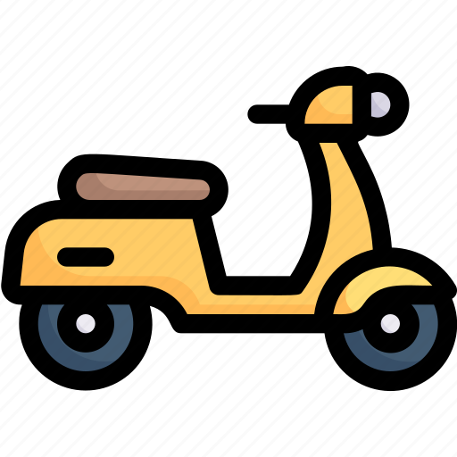 Automotive, machine, moped, scooter, transportation, vehicle, vespa icon - Download on Iconfinder