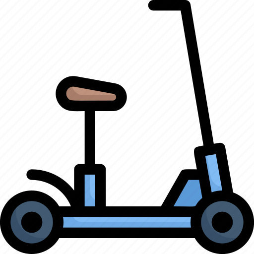 Automotive, cycle, machine, scooter with seat, sport, transportation, vehicle icon - Download on Iconfinder