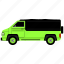 camper, outline, transport, van 