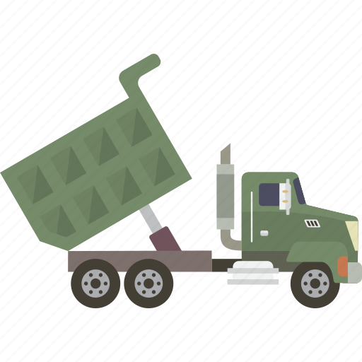 Dump, truck, dump truck, dumptruck icon - Download on Iconfinder