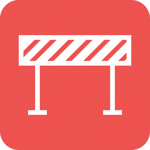 Barricade, barrier, construction, hurdle, maintenance, obstacle, road icon - Download on Iconfinder