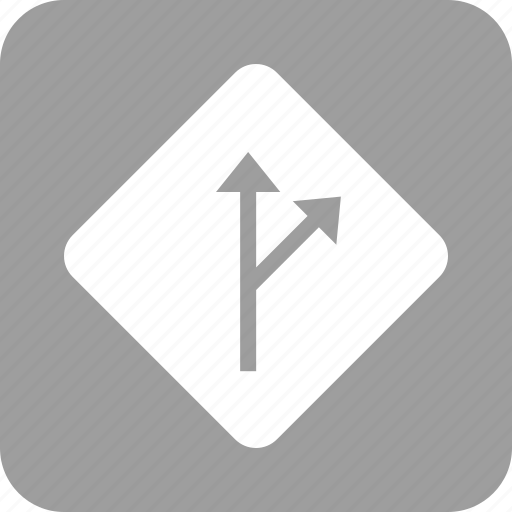 Arrow, deviate, deviation, driving, indication, sign, signal icon - Download on Iconfinder