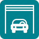 automobile, car, car shop, garage, parking spot, vehicle