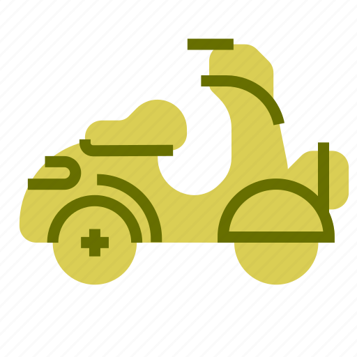Bike, holiday, scooter, transport, vespa icon - Download on Iconfinder