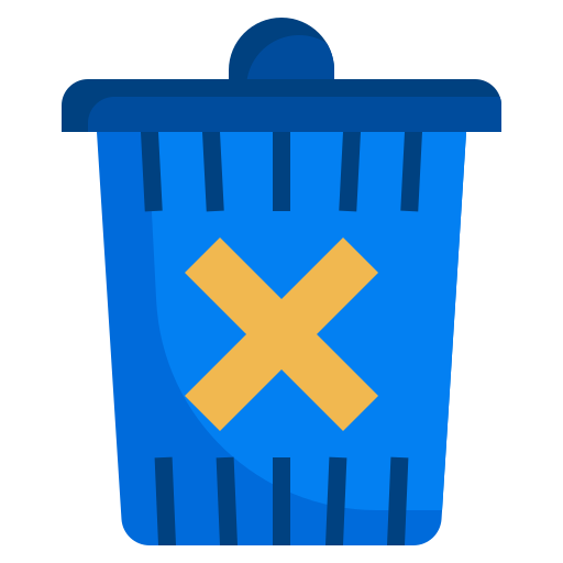 Cancel, email, delete, recycle, trash, can, interface icon - Free download