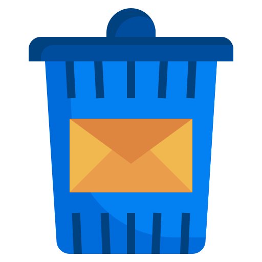 Email, delete, recycle, trash, can, interface icon - Free download
