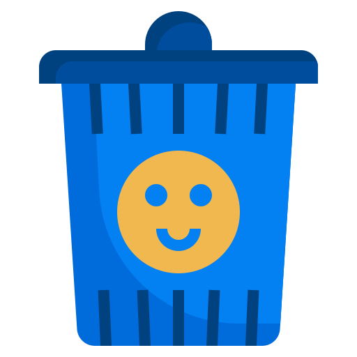 Emoji, email, delete, recycle, trash, can, interface icon - Free download