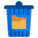 file, email, delete, recycle, trash, can, interface