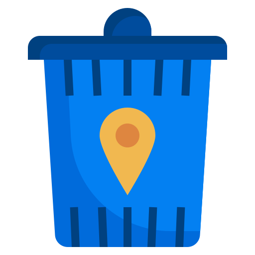 Gps, email, delete, recycle, trash, can, interface icon - Free download