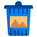 photo, email, delete, recycle, trash, can, interface