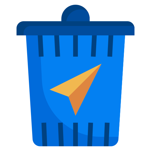 Sent, email, delete, recycle, trash, can, interface icon - Free download