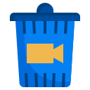 video, email, delete, recycle, trash, can, interface