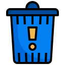 attention, email, delete, recycle, trash, can, interface