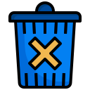 cancel, email, delete, recycle, trash, can, interface