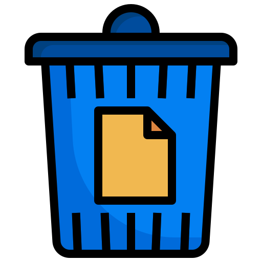 Document, email, delete, recycle, trash, can, interface icon - Free download