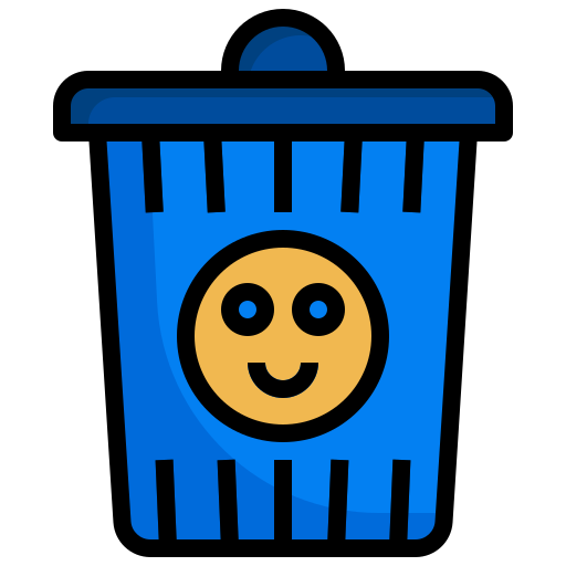 Emoji, email, delete, recycle, trash, can, interface icon - Free download