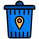 gps, email, delete, recycle, trash, can, interface