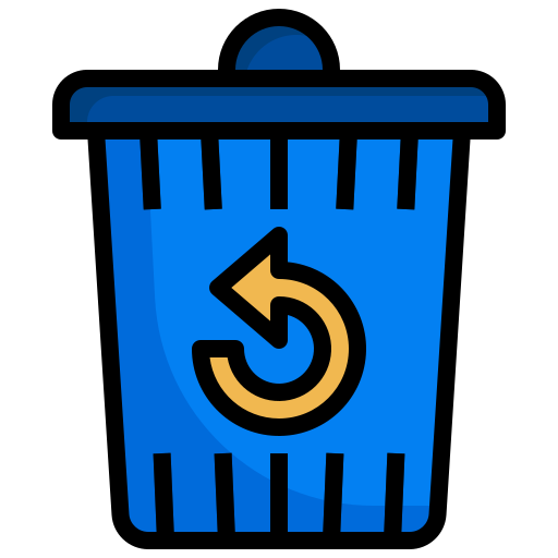 Reply, email, delete, recycle, trash, can, interface icon - Free download