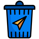 sent, email, delete, recycle, trash, can, interface