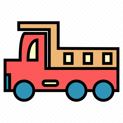 Camion, delivery, lorry, public, transport, truck, vehical icon - Download on Iconfinder