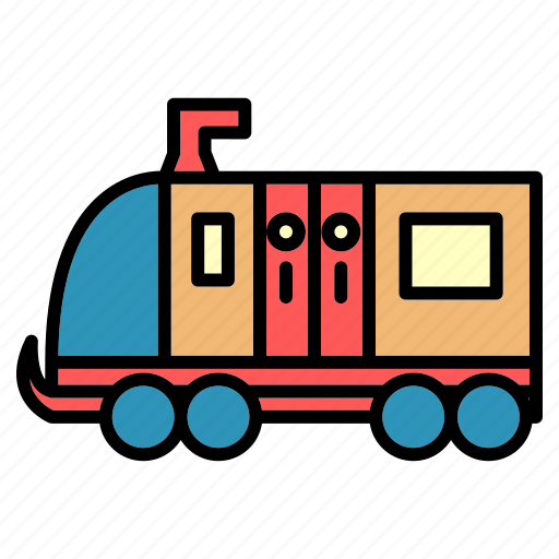Delivery, machinist, public, train, transport, vehical icon - Download on Iconfinder