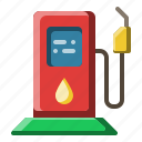 gas, station, fuel, petrol, travel 