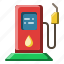 gas, station, fuel, petrol, travel 