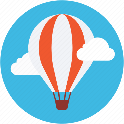 Air balloon, air travel, hot air balloon, parachute balloon, skydiving icon - Download on Iconfinder