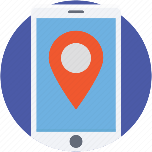 Gps device, gps tracker, map pin, mobile, navigation icon - Download on Iconfinder