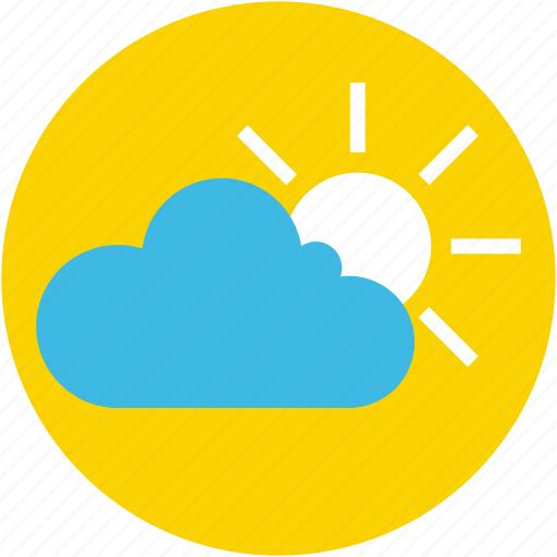 Cloud, cloudy day, sky, sun, sunny cloudy icon - Download on Iconfinder