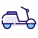 scooter, transportation, vehicle