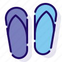 flip flops, shoes, slippers